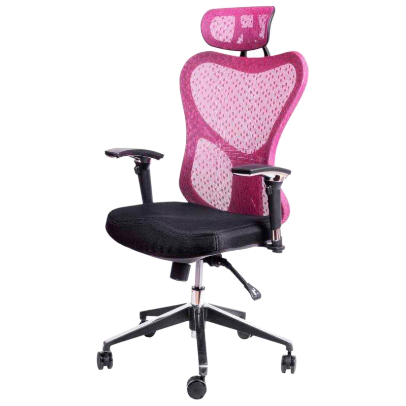 Крісло офісне BARSKY (Fly-02) пластикове, тканина/сітка, 540 мм